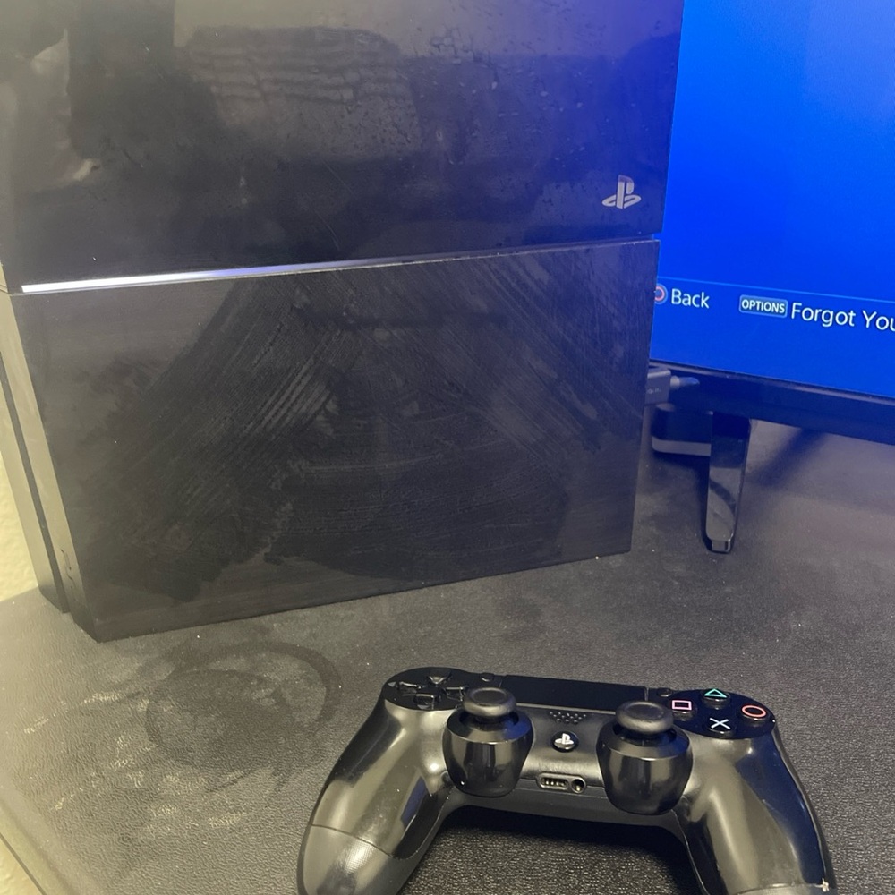 Sony Console with Black Finish